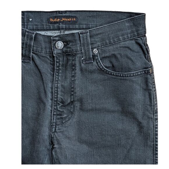 Nudie Jeans Co Men's Charcoal Grey Skinny Jeans Size 30x34 - Picture 3 of 10